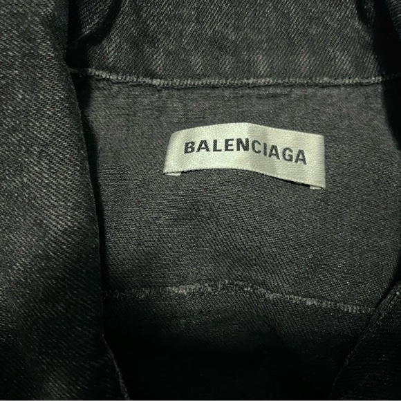 Balenciaga Shrunken Denim Jacket - Picture 4 of 7